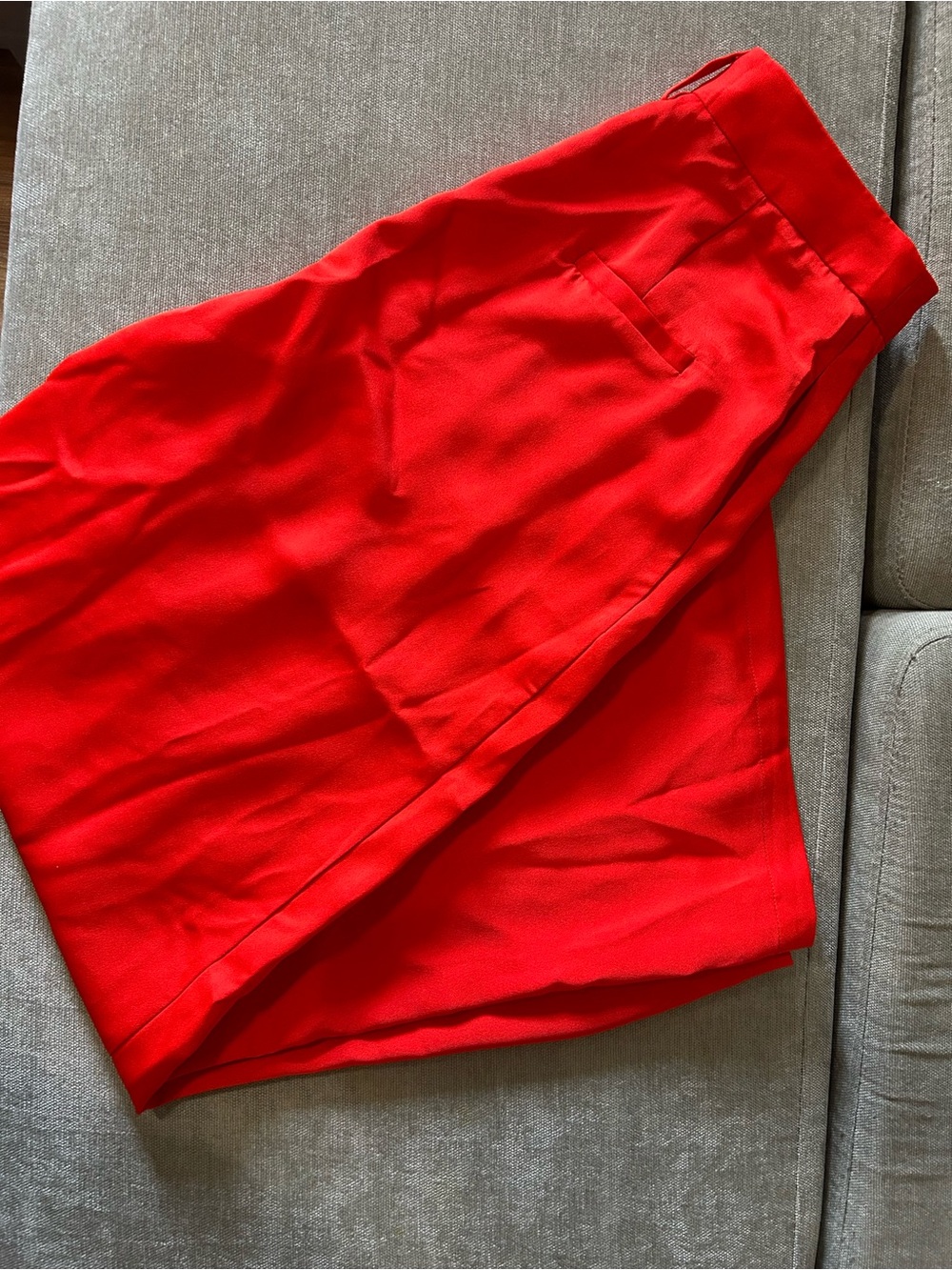 Bright Red wide leg